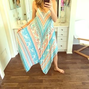 Mahina maxi flowy summer dress size small